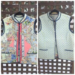 Vintage Quilted Reversible Vest